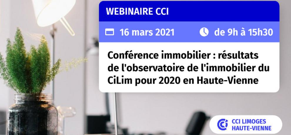 Résultats de l'Observatoire de l'immobilier de la Haute-Vienne 2020